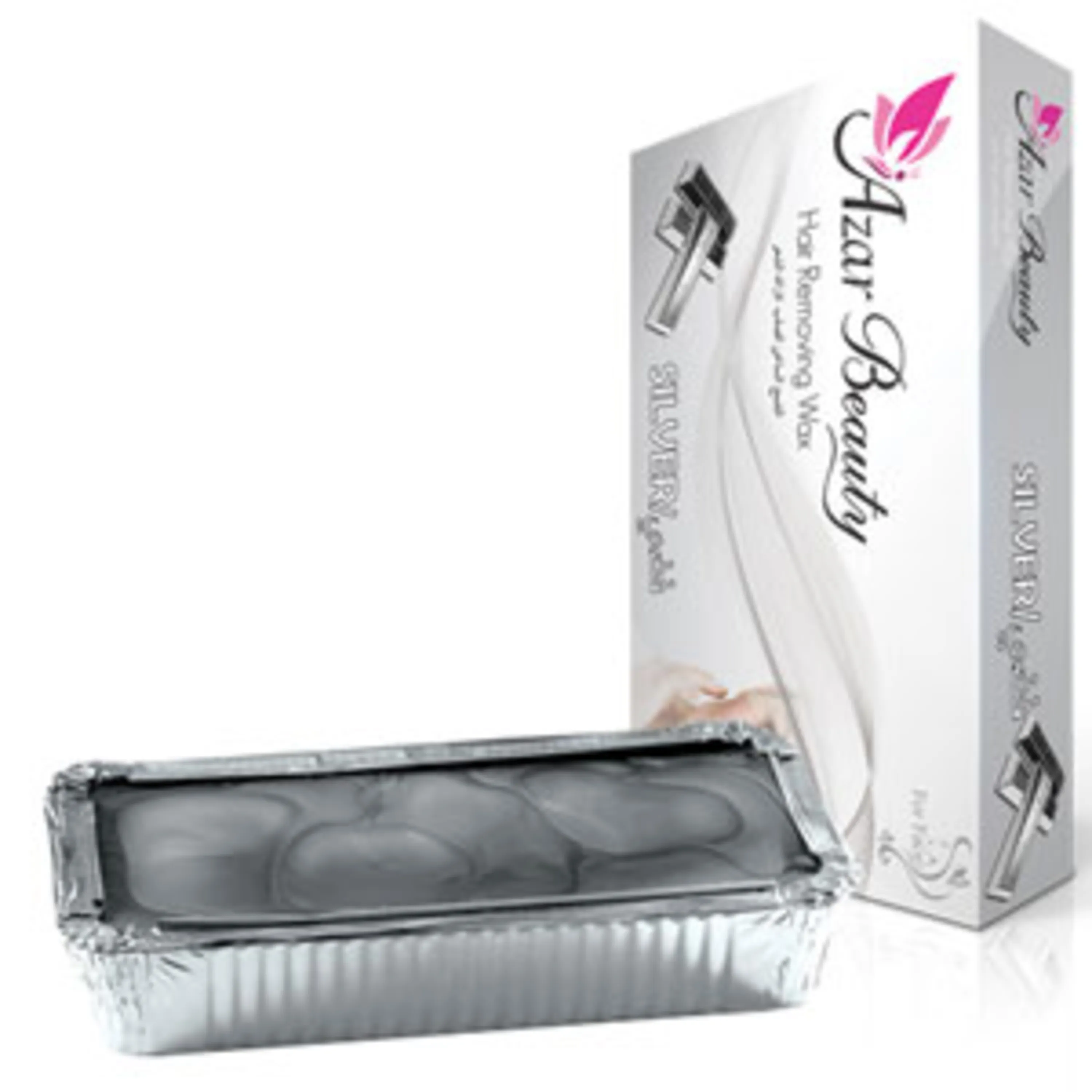 موم گرم جامد نقره ای(جلبک تخت اپیلاسیون)آذربیوتی 500گرمی